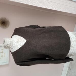 LKNW James Pringle v neck pure new wool woolmark lambswool L olive